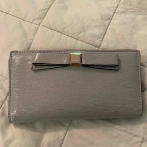 Grey Kate Spade wallet
